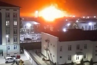 мощный взрыв газа прогремел в узбекистане (видео)