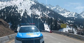 в горах алматы из-за опасности схода лавин выставлены блокпосты (список)