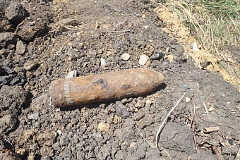 артиллерийский снаряд времен вов обнаружили в заброшенном бункере алматы