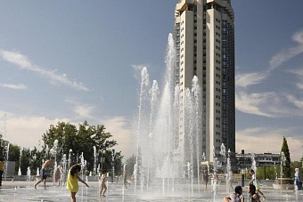 от +13 до +41 ожидается в казахстане в среду, 9 июля 2025 года