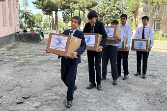 школы хатлона в таджикистане получили партию учебной и художественной литературы из россии