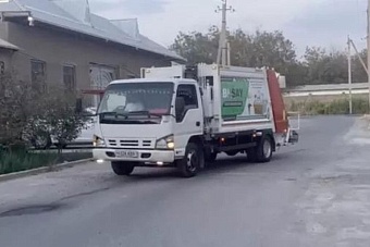 в узбекистане мусор начали вывозить под классическую музыку (видео)
