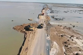 паводок 2024: в тюменской области на федеральной трассе до казахстана ограничили движение автотранспорта 