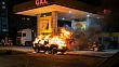 жители актобе в шоке: при пожаре на азс сгорели заживо пассажиры автомобиля