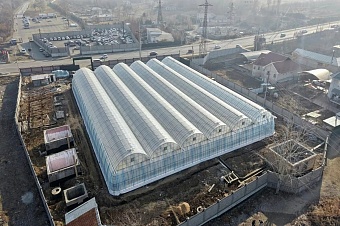в оше возводят первую в кыргызстане теплицу промышленного класса с полной автоматизацией систем