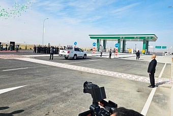 возрождение шелкового пути: в туркменистане открыли участок скоростной магистрали, ведущей в узбекистан
