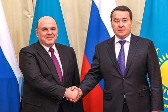 михаил мишустин встретился с премьер-министром казахстана
