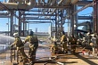 в казахстане ликвидировали пожар на газоперерабатывающем заводе