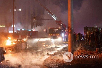 в столице монголии улан-баторе взорвался автомобиль- газовоз весом 60 тонн