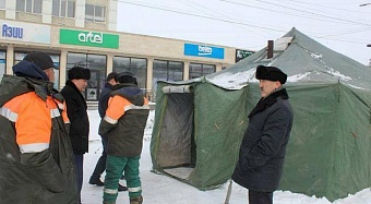 из-за похолодания в киргизии открывались пункты обогрева