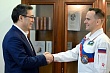 президент киргизии встретился с космонавтом сергеем корсаковым