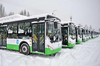 в столицу киргизии прибыла первая из 20 новых автобусов