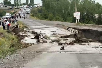 ущерб от селей в кыргызстане превысил 1,1 млрд сомов: список пострадавших объектов
