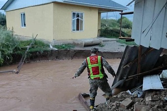 На Иссык-Куле в Кыргызстана ввели режим ЧС из-за селей и паводков
