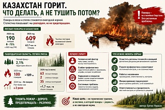как леса в казахстане превращаются в пепел, и кто в этом виноват