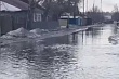 из-за резкого потепления улицы казахстанского семея залило талыми водами