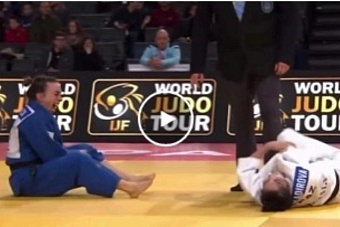 казахстанская дзюдоистка укусила бельгийку на турнире (видео)
