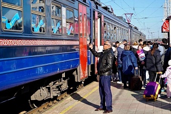 «поезд победы» отправился в путь по казахстану