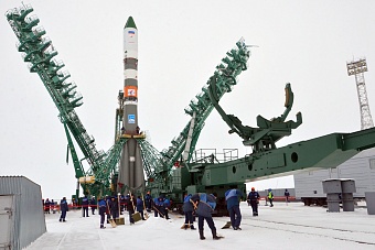 с байконура космический грузовик «прогресс мс-22» отправился к российским космонавтам