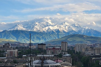 погода, в странах центральной азии, 14 июня 2023 года: в астане +21, в бишкеке +32